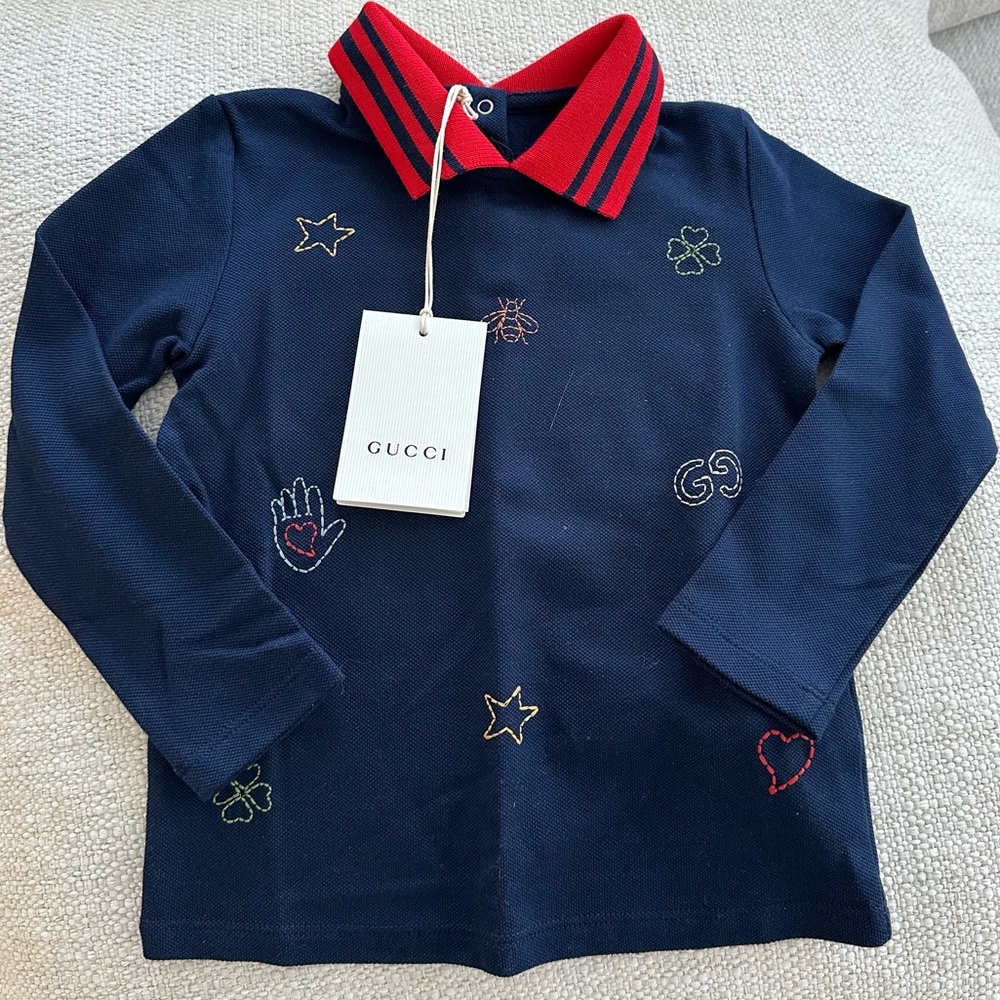 NWT Gucci Toddler Polo